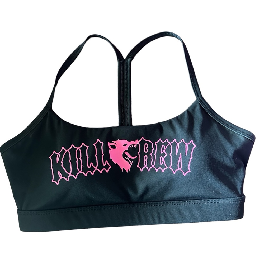 Black & Pink Kill Crew Sports Br